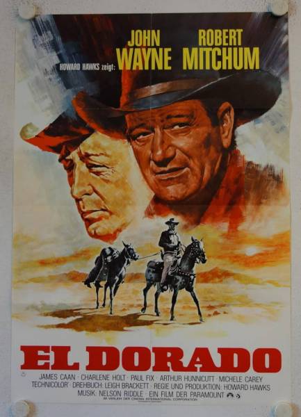 El Dorado originales deutsches Filmplakat (R70s)